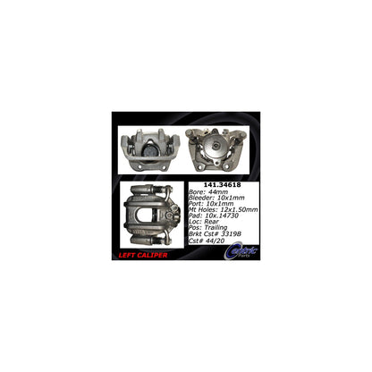 Centric Parts Disc Brake Caliper Semi-Loaded EPB 141.34618