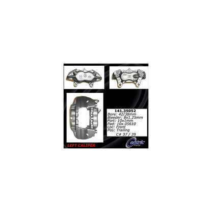Centric Parts Disc Brake Caliper with anti-corrosion finish