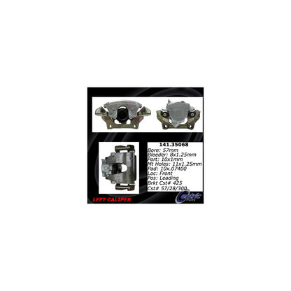 Stoptech Centric Semi-Loaded Brake Caliper - Front Left 141.35068