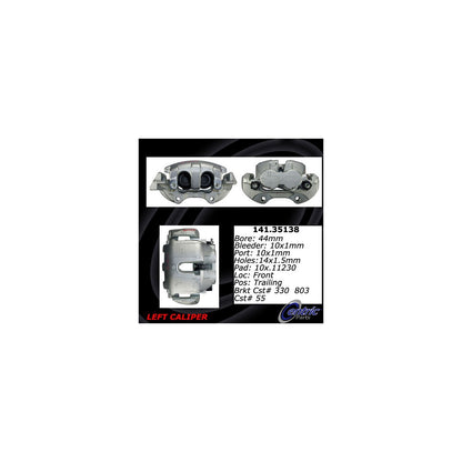 Centric Parts Semi-Loaded Disc Brake Caliper for 2007-2009 Mercedes-Benz E350/E500 141.35138