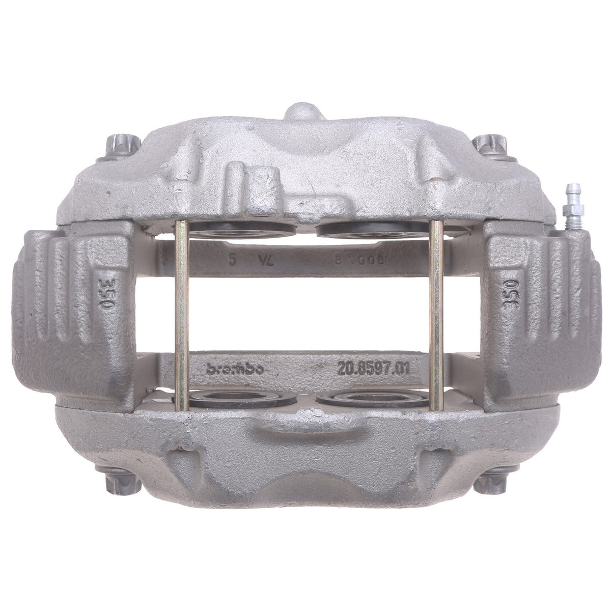 Centric Parts Disc Brake Caliper Semi-Loaded with New Bleeder Screws for 2007-2014 Mercedes-Benz CL600 S400 S550 S600 SL550 141.35139