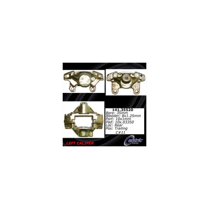 Stoptech Centric Semi-Loaded Brake Caliper - Rear Left 141.35520