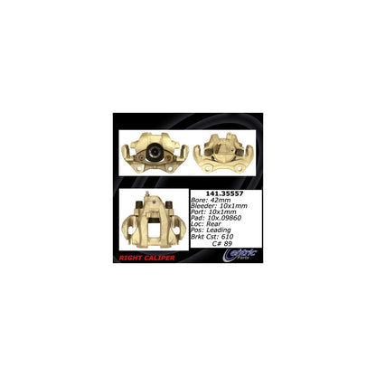 Centric Parts Semi-Loaded Brake Caliper with New Phenolic Pistons 141.35557