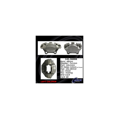 Centric Parts Semi-Loaded Brake Caliper 141.36006