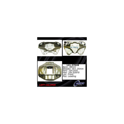 Stoptech Centric 84-89 Porsche 911 Remanufactured Semi-Loaded Front Driver Side Brake Caliper 141.37028