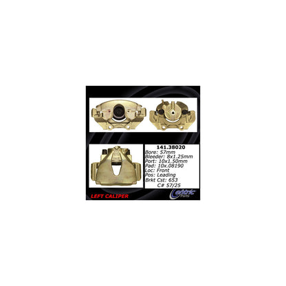 Stoptech Centric 02-06 Saab 9-5 Semi-Loaded Brake Caliper - Front Left 141.38020