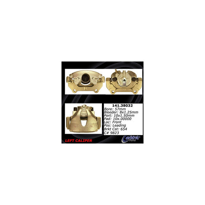 Centric Parts Disc Brake Caliper Semi-Loaded with anti-corrosion finish for 2002-2010 Saab 9-5 141.38032