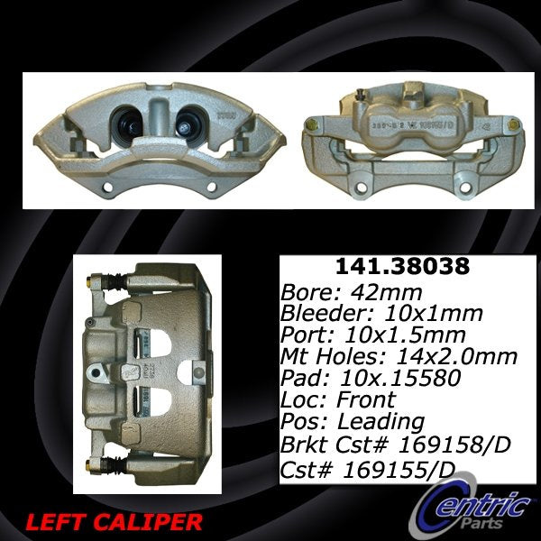 Stoptech Centric 2011 Saab 9-5 R&R Caliper Only - Front Left 141.38038