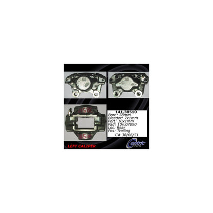 Stoptech Centric 1999 Saab 9-5 Semi-Loaded Brake Caliper - Rear Left 141.38510