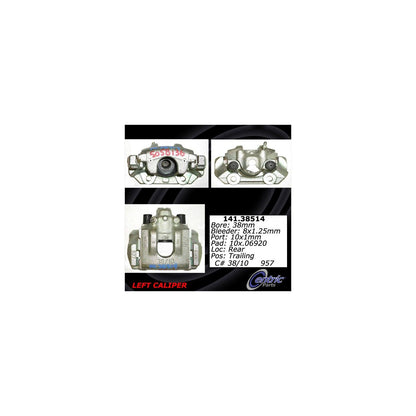 Stoptech Centric 99-10 Saab 9-5 Semi-Loaded Brake Caliper - Rear Left 141.38514