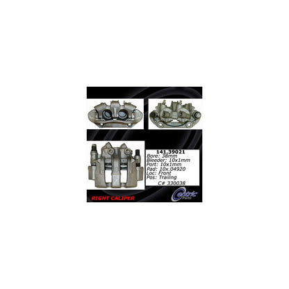Centric Parts Semi-Loaded Brake Caliper 141.39021
