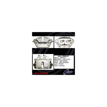 Stoptech Centric 83-84 Volvo 760 Remanufactured Semi-Loaded Front Driver Side Brake Caliper 141.39024