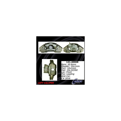 Centric Parts Disc Brake Caliper Semi-Loaded for 141.40008