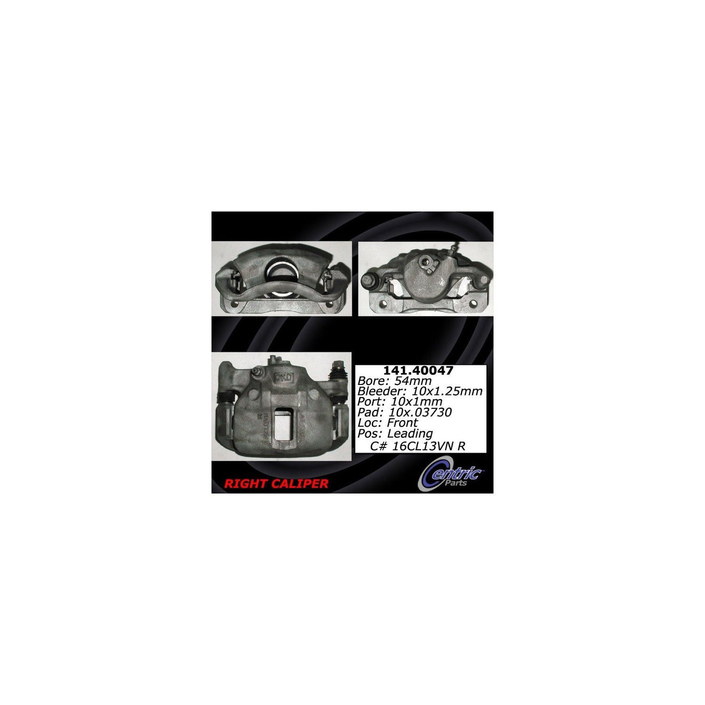 Stoptech Centric Semi-Loaded Brake Caliper - Front Right 141.40047