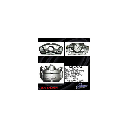 Centric Parts Disc Brake Caliper Semi-Loaded with Anti-Corrosion Finish for 2002-2004 Honda CR-V 141.40064