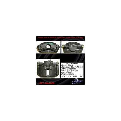 Centric Parts Disc Brake Caliper Semi-Loaded for 1998-1995 Acura TL, Vigor 1994-1992, Honda Prelude 2001-1997 141.40066