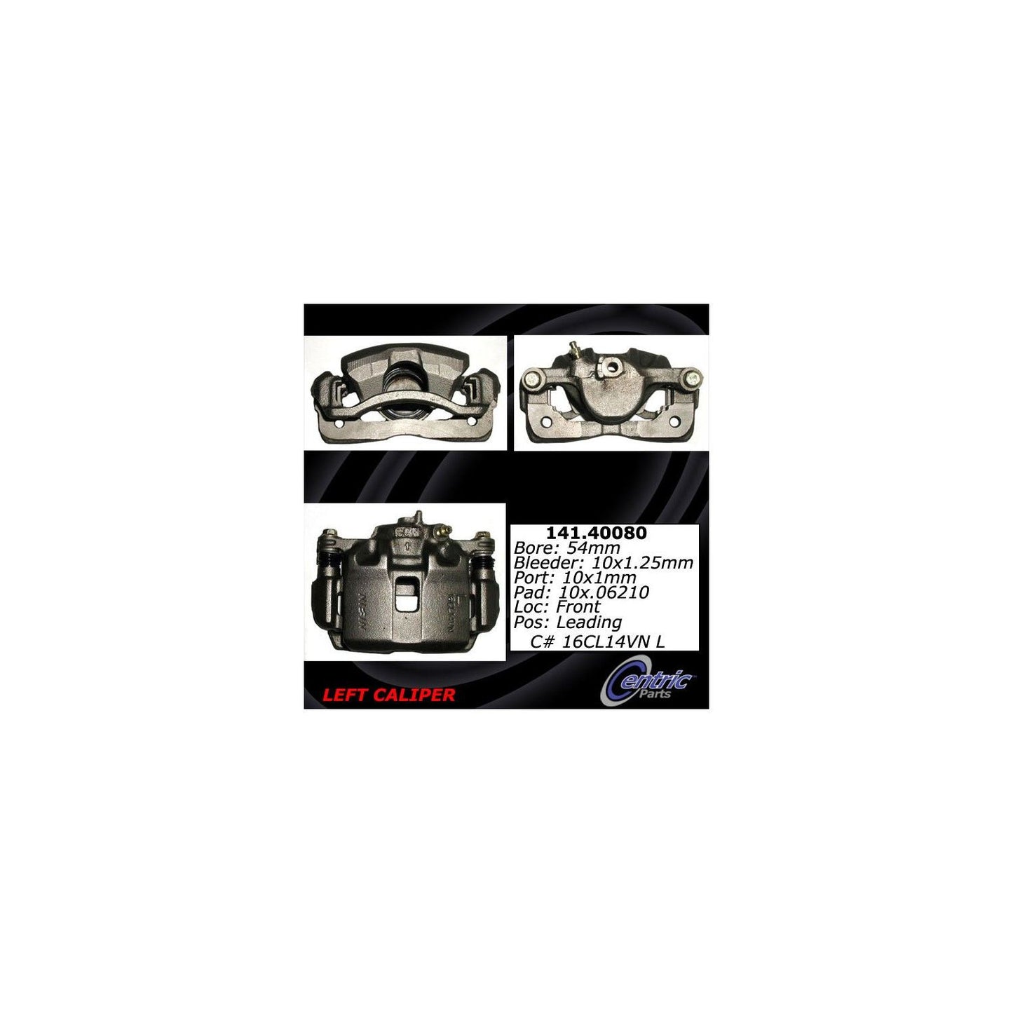 Centric Parts Semi-Loaded Brake Caliper 141.40080