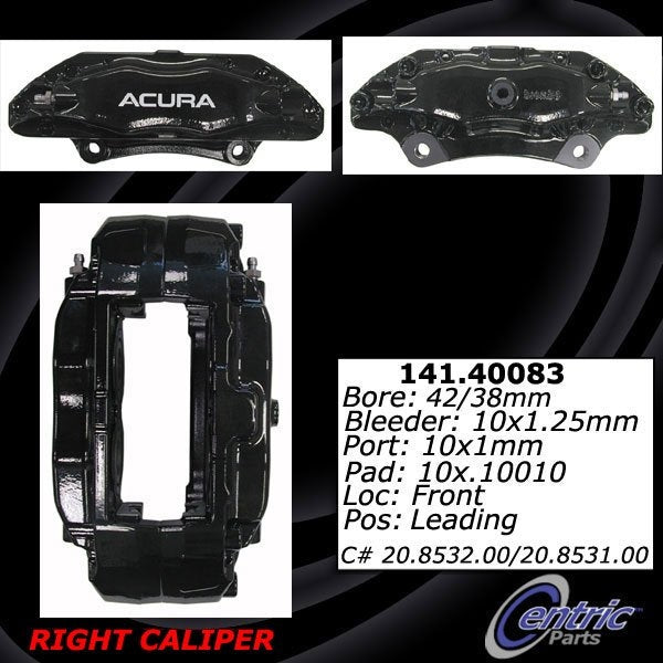 Centric Parts Disc Brake Caliper Semi-Loaded 141.40083