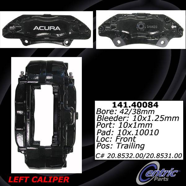 Centric Parts Disc Brake Caliper Semi-Loaded 141.40084