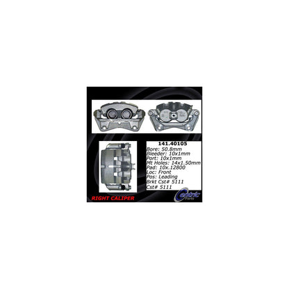Stoptech Centric Semi-Loaded Brake Caliper - Front Right 141.40105