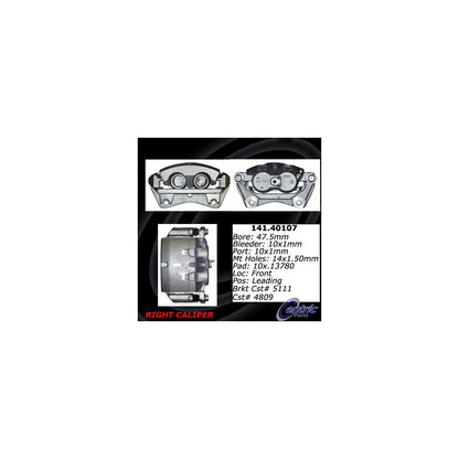 Centric Parts Disc Brake Caliper with anti-corrosion finish