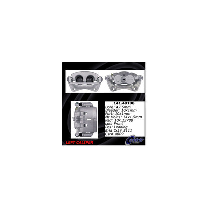 Centric Parts Semi-Loaded Brake Caliper 141.40108