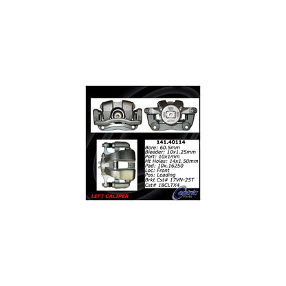 Centric Parts Semi-Loaded Brake Caliper 141.40114