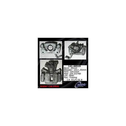 Centric Parts Disc Brake Caliper Semi-Loaded with anti-corrosion finish for 1990-1993 Acura Integra, 1990-1991 Honda CRX 141.40525