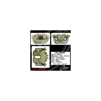 Stoptech Centric Semi-Loaded Brake Caliper - Rear Left 141.40548