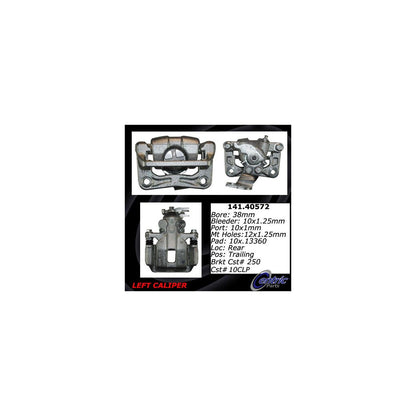 Stoptech Centric Semi-Loaded Brake Caliper - Rear Left 141.40572