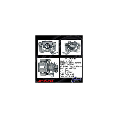 Centric Parts Disc Brake Caliper with anti-corrosion finish 141.40580