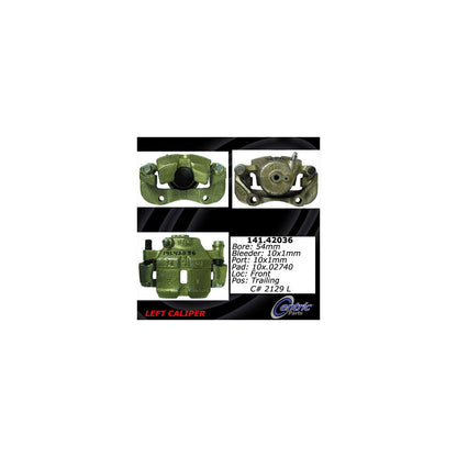 Centric Parts Disc Brake Caliper Semi-Loaded for 1984-1986 Nissan 200SX 141.42036