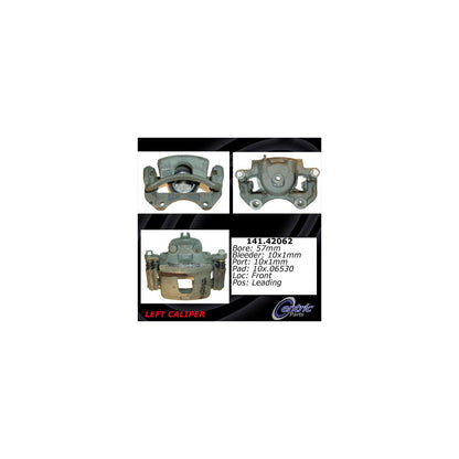 Centric Parts Disc Brake Caliper Semi-Loaded with anti‑corrosion finish for 1996‑1999 Infiniti I30, 1993‑2001 Nissan Altima, 1989‑1999 Maxima, 2000‑2006 Sentra
