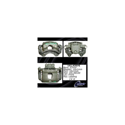 Centric Parts Disc Brake Caliper Semi-Loaded with Anti-Corrosion Finish for 1999-2002 INFINITI G20 141.42076
