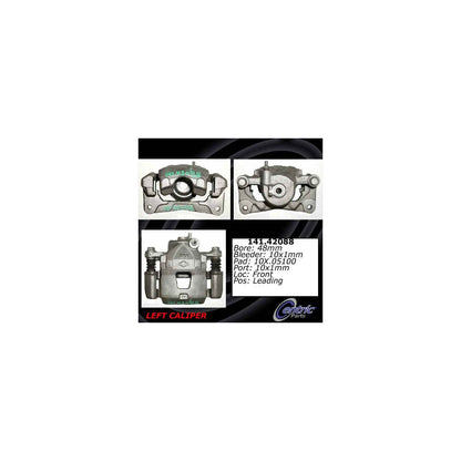 Centric Parts Disc Brake Caliper Semi-Loaded for 1991-1994 Nissan Sentra 141.42088