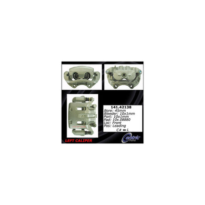 Centric Parts Disc Brake Caliper Semi-Loaded with Anti-Corrosion Finish 141.42138
