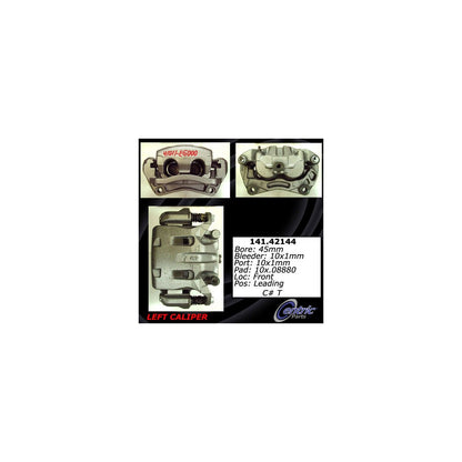 Centric Parts Disc Brake Caliper Semi-Loaded for 141.42144