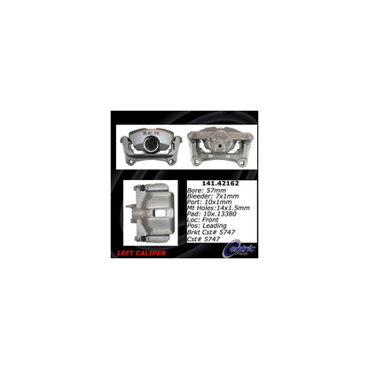 Centric Parts Disc Brake Caliper Semi-Loaded with Anti-Corrosion Finish 141.42162