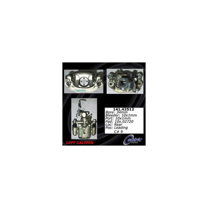 Stoptech Centric Semi-Loaded Brake Caliper - Rear Left 141.42512