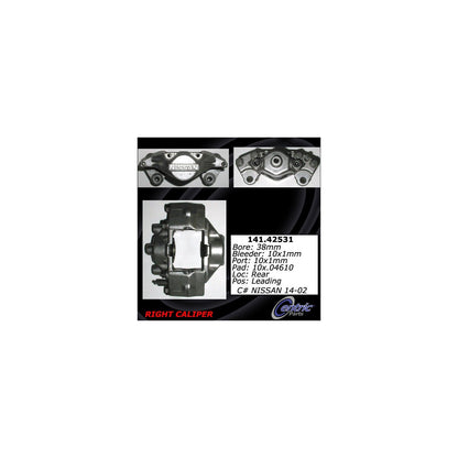 Centric Parts Disc Brake Caliper Remanufactured with Anti-Corrosion Finish 141.42531