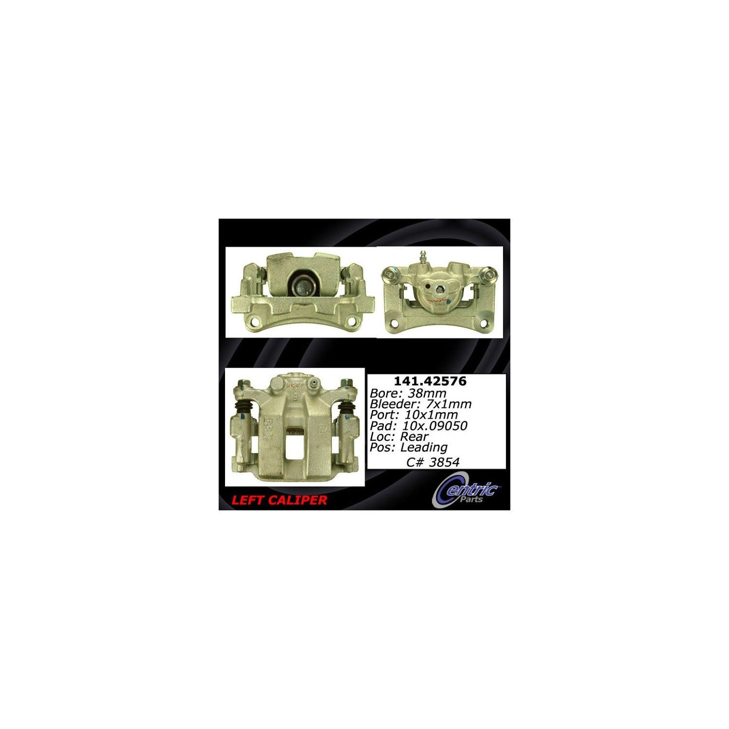 Centric Parts Semi-Loaded Brake Caliper 141.42576