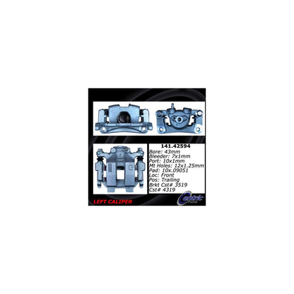 Centric Parts Disc Brake Caliper with anti-corrosion finish