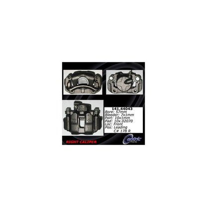Centric Parts Disc Brake Caliper Semi-Loaded for 1984-1987 Toyota Cressida 141.44043