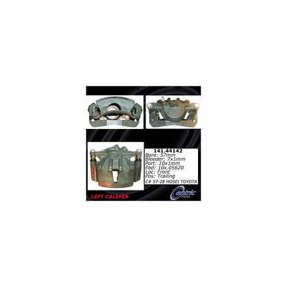 Centric Parts Disc Brake Caliper Semi-Loaded with Anti-Corrosion Finish for 1992-1996 Toyota Camry 141.44142