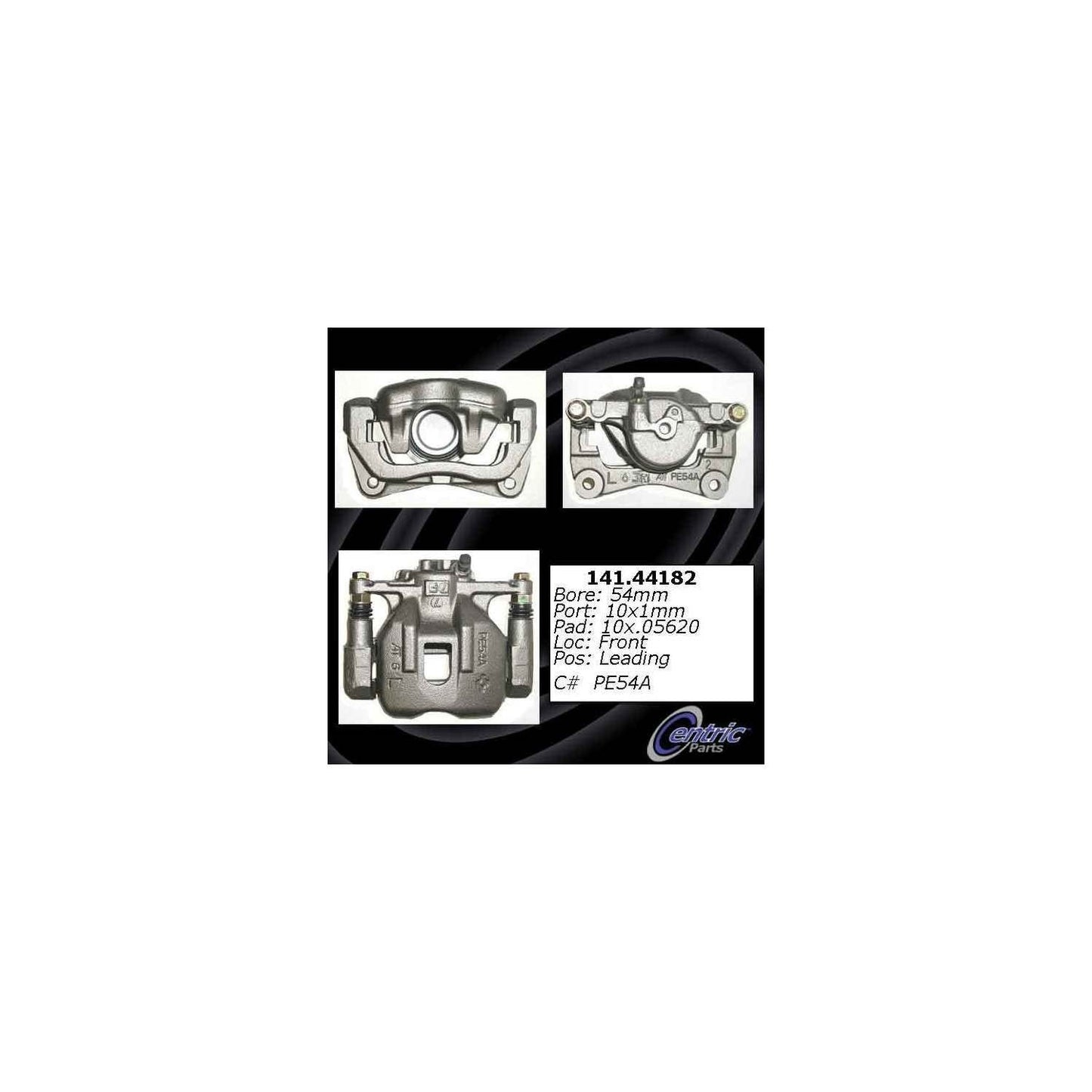 Centric Parts Disc Brake Caliper Semi-Loaded with Anti-Corrosion Finish for 1996-2000 Toyota RAV4 141.44182