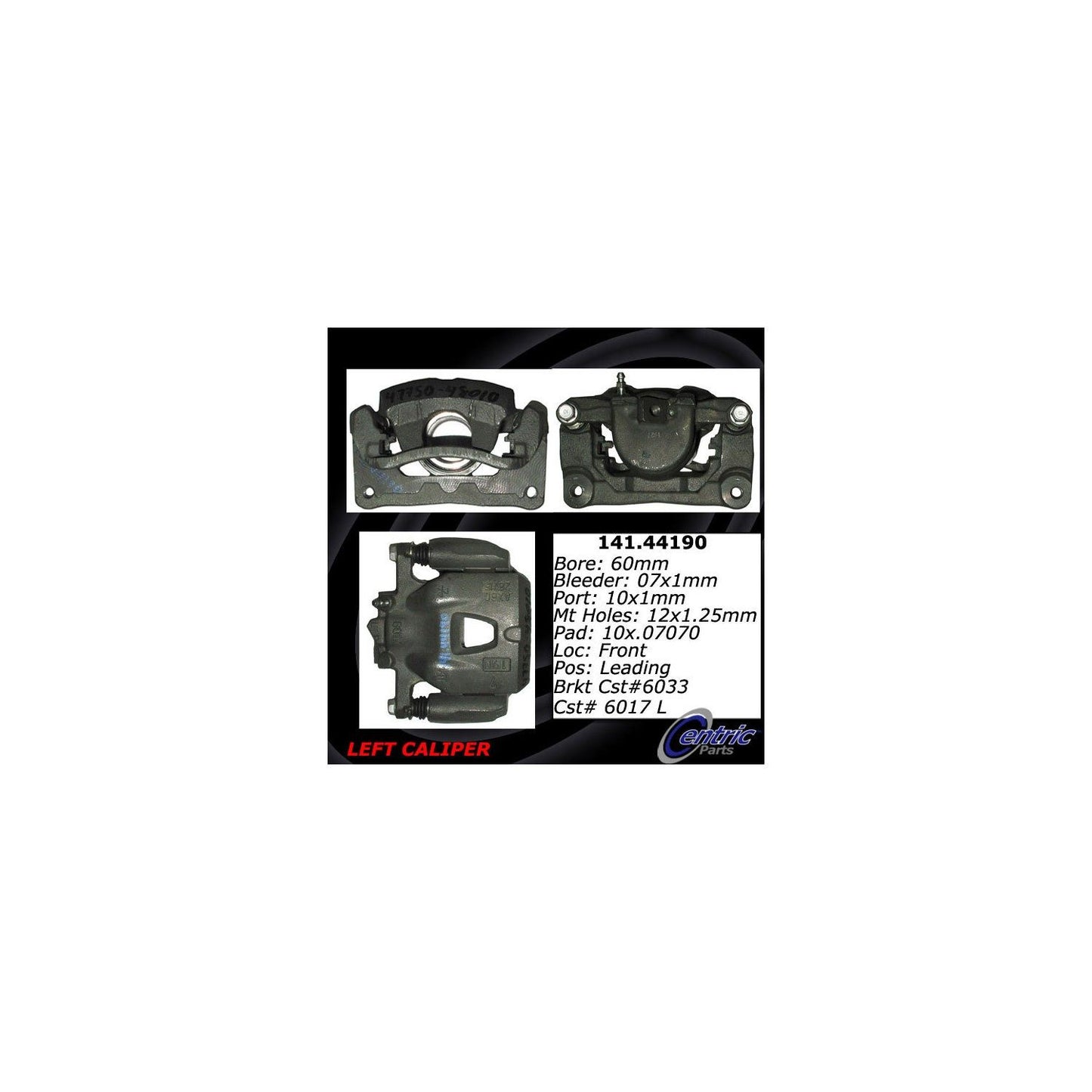 Centric Parts Disc Brake Caliper Semi-Loaded for 1999-2001 Lexus RX300 141.44190