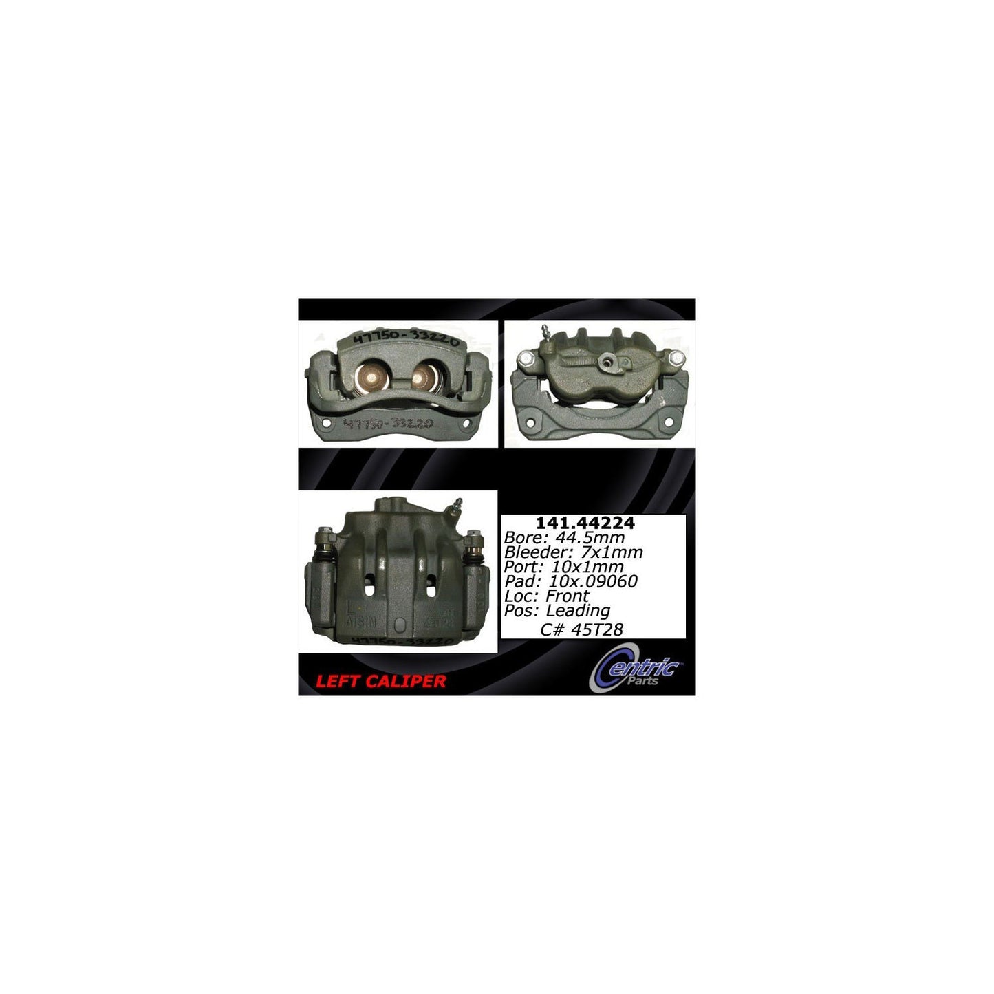 Centric Parts Semi-Loaded Brake Caliper 141.44224