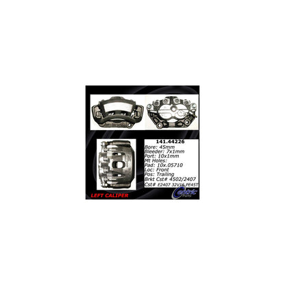 Stoptech Centric Semi-Loaded Brake Caliper - Front Left 141.44226