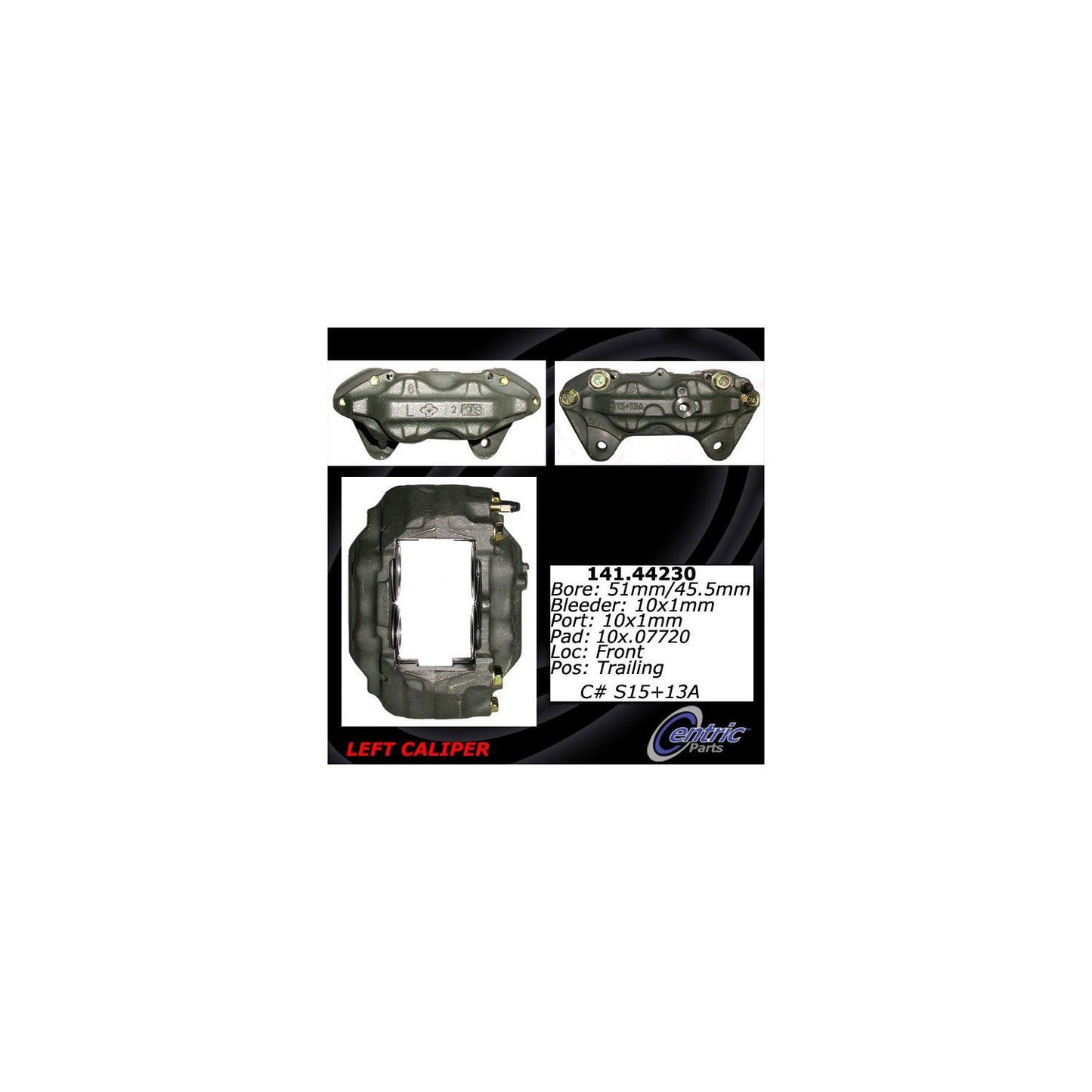 Centric Parts Semi-Loaded Brake Caliper 141.44230