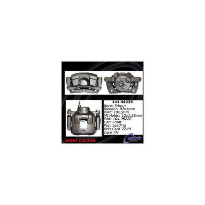 Stoptech Centric Semi-Loaded Brake Caliper - Front Right 141.44239